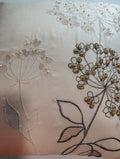 The beaded flowers